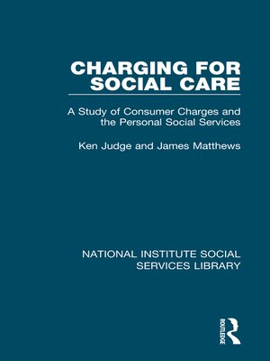 cover image of Charging for Social Care